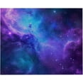thumbnail image 5 of Living Room Area Rugs 2x3ft, Machine Washable Dream Galaxy Nebula Printed Rectangle Rug, Purple Non-slip Decoration Carpet, Soft Low Pile Floor Decorate Carpets for Bedroom, 5 of 7