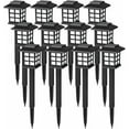 thumbnail image 2 of 12 pack Solar Pathway Lights Outdoor LED Solar Powered Garden Lights - Warm White, 2 of 7