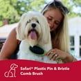 thumbnail image 2 of Safari Dog Pin and Bristle Combo Brush, Large, 2 of 6