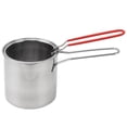 thumbnail image 4 of Olla para freír profunda Sartén de acero inoxidable 304 Olla para freír con colador y asa para freír camarones, 4 of 10