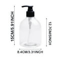 500ML PET Dispensers Refillable Designer Bottles Excellent Liquid Hand