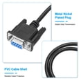 thumbnail image 3 of Uxcell DB9 RS232 Serial Extension Cable Null Modem Cord Full Hand Shaking Crossover for Data Communication 6.6 ft, 3 of 6