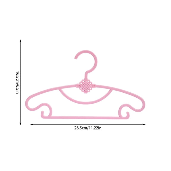Qholemyo Hangers Of Clothes For Children 10 Units Plastic Hangers Infant Hangers For Children Very Persistent Hangers For Toddlers Clothes Hangers Closet Hanger Coat Hangers