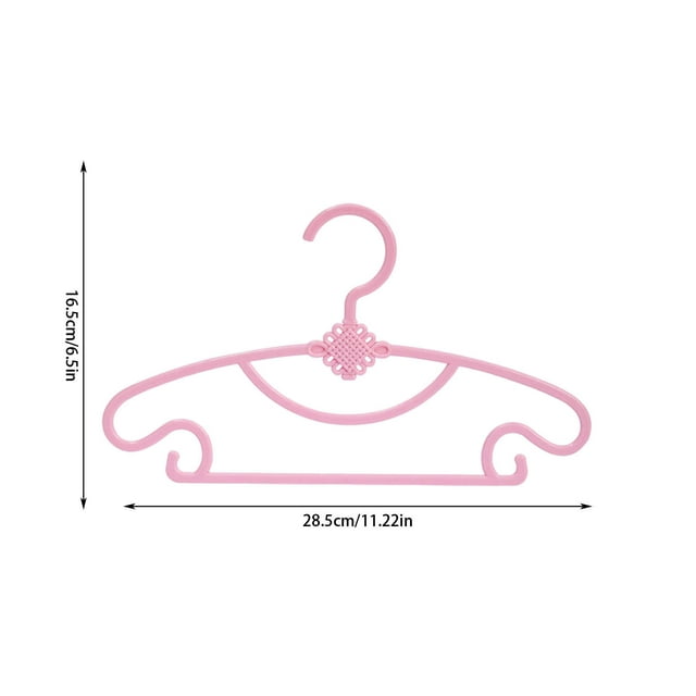 Lksixu Hangers Of Clothes For Children 10 Units Plastic Hangers Infant Hangers For Children Very Persistent Hangers For Toddlers Storage Bins Organizers and Storage