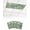 Green,Black,White, variant on 3 Pack Fluorescent Light Cover for Ceiling Lights, Green Monstera Leaves Magnetic Classroom Light Filters 4x2 Feet, Vintage Tropical Summer Botanical Decorative Ceiling Shade Panel for Office
