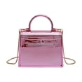 thumbnail image 3 of Bowayaoa Fashion Solid Color Crossbody Bag, Street Style Versatile Chain Shoulder Bag with Adjustable Strap, Portable Lightweight Bag for Daily Small Items Storage, 3 of 7
