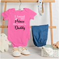 thumbnail image 3 of Found My Prince Its Daddy Crown Bodysuit Jumper Girls Infant Baby Brisco Brands 12M, 3 of 6