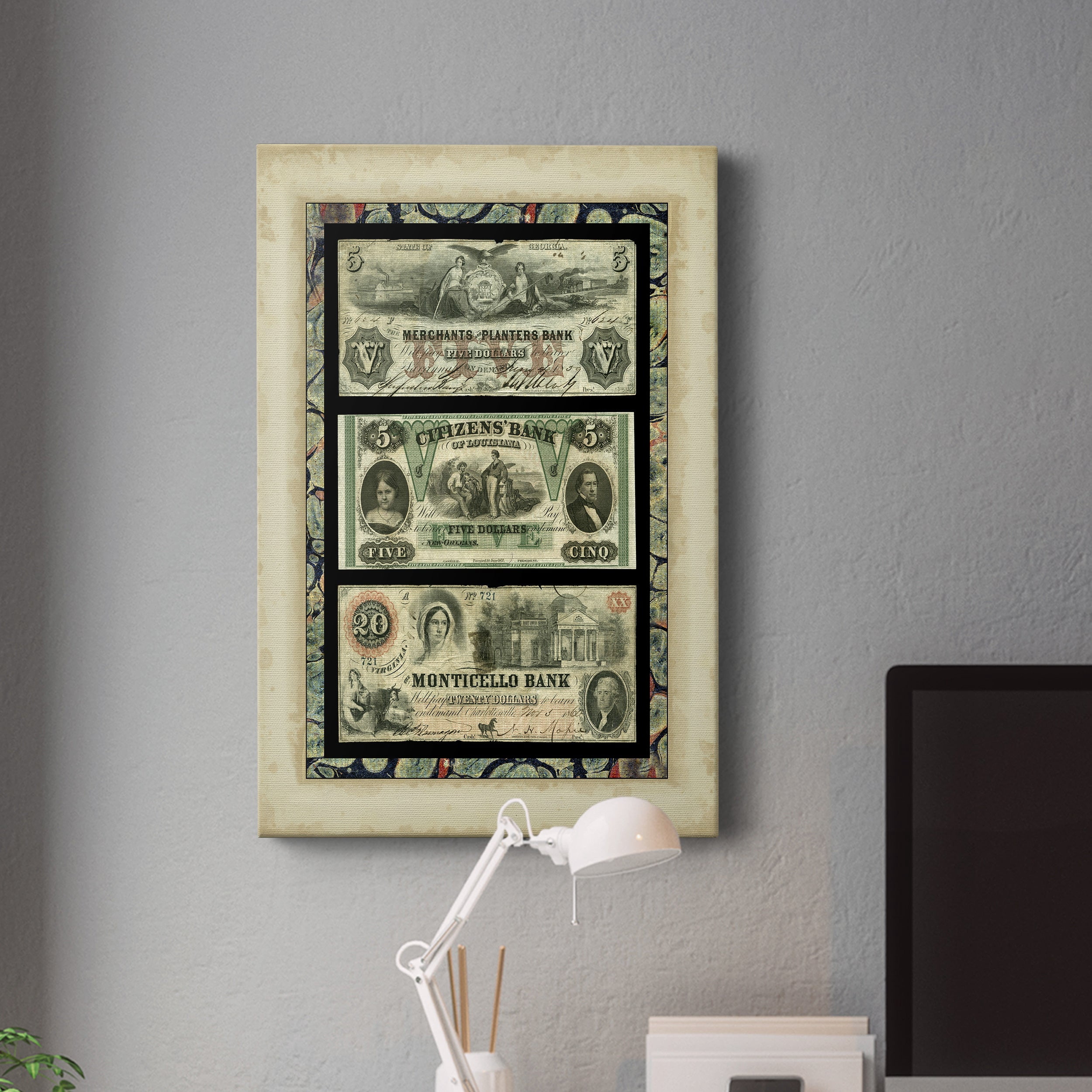 Money Money Money IV Premium Gallery Wrapped Canvas - Ready to Hang