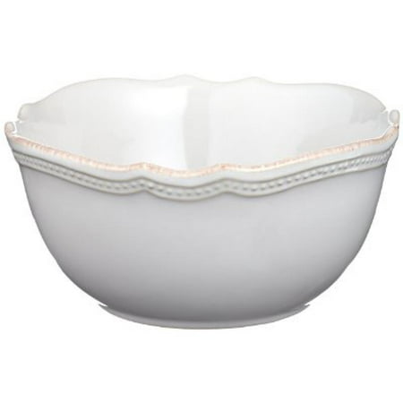 Lenox Holiday All Purpose Bowl - Lenox French Perle Bead White All Purpose Bowl