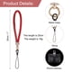 thumbnail image 2 of 1 Pcs Lanyard para teléfono, correa de muñeca desmontable con purpurina y parches para funda de teléfono, roja, 2 of 7
