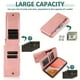 thumbnail image 2 of Premium Leather Phone Case for Samsung Galaxy A33 A53 A73 5G S20 S20 PLUS S20 Ultra S21 S22 Ultra S23 S23 PLUS S23 Ultra - Enjoy Soft Skin-Feeling & Multi-Card Zipper!, 2 of 5