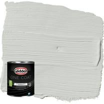 Glidden One Coat Tornado / Gray Semi-Gloss Interior Paint with Primer, 1 Quart