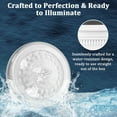 thumbnail image 5 of Arsvita Solar Floating Pool Lights, Color Changing Pool Light, IP68 Waterproof LED Hot Tub Accessories, Pond Lights, AUTO ON/Off for Pool, Pond, Hot Tub, Wedding, Party Decoration（2 PCS）, 5 of 8