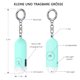 thumbnail image 2 of Alarma de bolsillo, alarma personal con señal de flash LED estroboscópica, alarma estridente de sirena de 130 dB, llavero de alarma recargable por USB, alarma estridente para mujeres/niños/personas, 2 of 8