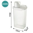 thumbnail image 1 of Airtight Detergent Dispenser With Measuring Cup, Washing Powder Dispenser, 1 of 9