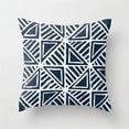 thumbnail image 2 of 4PCS New Deep Blue Nordic Geometry Pillowcase Polyester Modern Fashion Sofa Cushion Covers Sofa Home Decorative Throw Pillows Cover, 2 of 7
