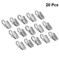 thumbnail image 3 of Raindrops  20 PCS Pleat Curtain Hook Satin Nickel Clips Hospital Use, 3 of 8
