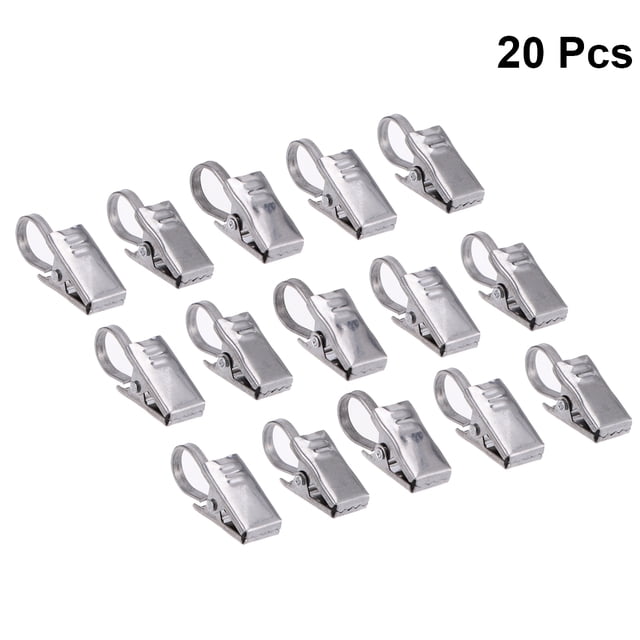 OUNONA 20Ud Colgantes Plateado Con Clips Resistentes