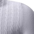 thumbnail image 6 of Awdenio Sweaters for Men Quarter-Zip Sweater Cable Knitted Stand Collar Long Sleeved Pullover Soft Casual Thermal Twisted Knitwear Sweaters, 6 of 8