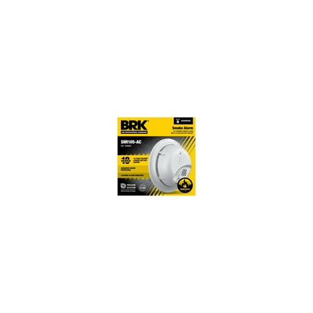 BRK 1046850 Hardwired Smoke Alarm  10-Year Battery Backup - Quantity 1