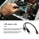 thumbnail image 4 of Cable Extensión Divisor en Y Datos Alimentación Adicional USB 3.0 A Doble, 4 of 9