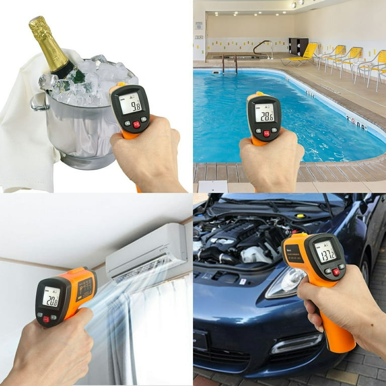 WTC-323C Infrared Thermometer RH, UV Florescence Flashlight and Mold  Detection