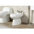 thumbnail image 2 of Kingston Brass KB328AKL Duchess Three-Handle Bidet Faucet, Brushed Nickel, 2 of 5