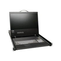 Tripp Lite 16-Port Cat5 1U Rack-Mount 1 1 User Console KVM Switch with 19-in. LCD and IP Remote Access (B070-016-19-IP)