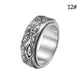 thumbnail image 5 of Guardurnaity Stainless Steel Engraved Band Ring Retro Men Couple Knuckle Aesthetic Office Anniversary Vacation Husband Jewelry Accessories Type7 NO7, 5 of 6