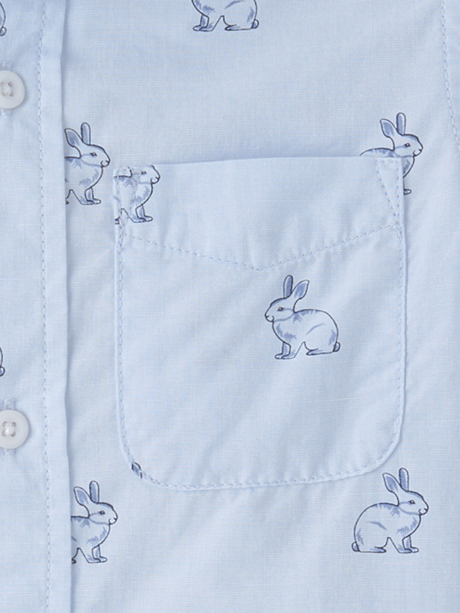 The Children's Place Boys Short Sleeve Printed Poplin Button Up Shirt, Sizes XS-XXL