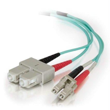 C2g (Câbles à Emporter) 12M Lc/sc 10gb Om4 Multimode Aqua Fiber