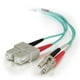C2g (Câbles à Emporter) 12M Lc/sc 10gb Om4 Multimode Aqua Fiber – image 1 sur 4