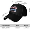 thumbnail image 5 of America Birthday Hat 1776 2026 America s Anniversary Hat God Bless USA Patriot Cap for Men Women Black, 5 of 8