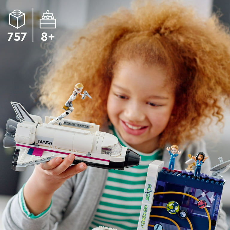Years Shuttle NASA Play Girls Toy Figures, Shuttle Olivia\'s Friends Gift for Space Astronaut Academy Pretend Kids, Space 8+ Space Academy LEGO Old Mini Boys for Rocket with 41713,