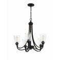 thumbnail image 3 of 41925-ESP-CS Craftmade Lighting Grace - Five Light Chandelier - 26 inches wide by 27 inches high     -Traditional Installation, 3 of 12