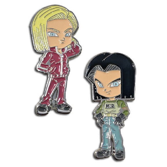 Pin - Dragon Ball Super - Android 17 & Android 18 Enamel New Licensed ge50351