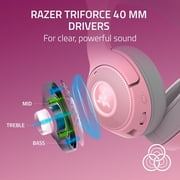 Razer Kraken Kitty V2 BT - Headset - full size - Bluetooth - Wireless - Quartz