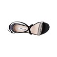 thumbnail image 2 of Nina Womens Nora Ankle Strap Open Toe Block Heels, 2 of 3