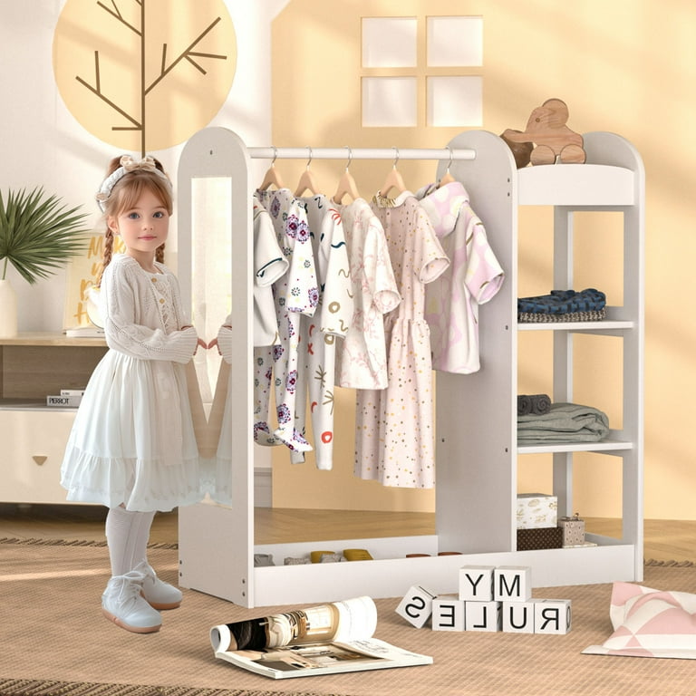 Shelving For Bottom Of Children Wardrobe Avery 3-Shelf Wardrobe