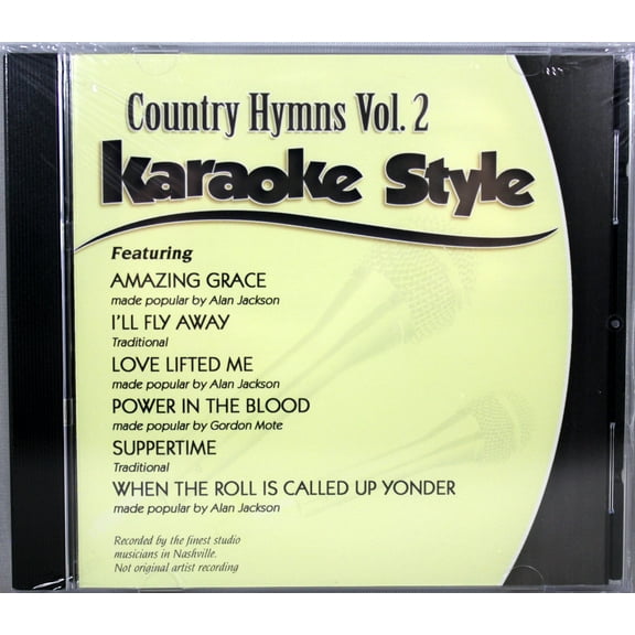 Country Hymns Volume 2 Christian Karaoke Style NEW CD G Daywind 6 Songs