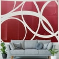 thumbnail image 4 of Orinice Circles Tapestry Wall Hanging Unique Style Graphic Tapestries Home Wall Decor Art for Living Room Bedroom Apartment Farmhouse Dorm 40x60inch, 4 of 6
