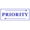 Blue, variant on Printtoo Priority Self Inking Rubber Stamp Pre-Inked Office Stamp- Home Office Business Stationery, 47 x 20 mm Black