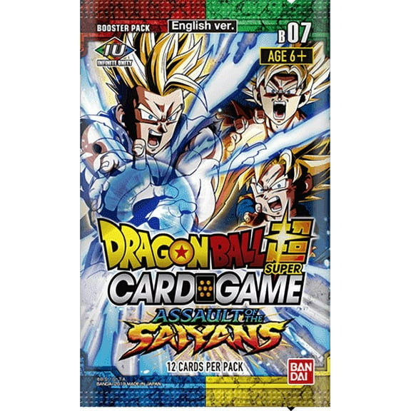 Dragon Ball Super Trading Card Game Series 7 Assault of the Saiyans Booster Pack (12 Cards)