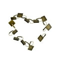 thumbnail image 1 of Pendientes colgantes en Almohadilla Ajuste de bisel cuadrado Joyería de bronce vintage, 1 of 7
