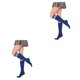 thumbnail image 2 of Qarigey Medias hasta el muslo a rayas Calentadores para piernas por encima de la rodilla Día de San Valentín Type12 NO12, 2 of 6