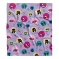 thumbnail image 1 of Cobertor Frazada Sanrio Friends 127 cm x 152 cm morado, 1 of 4
