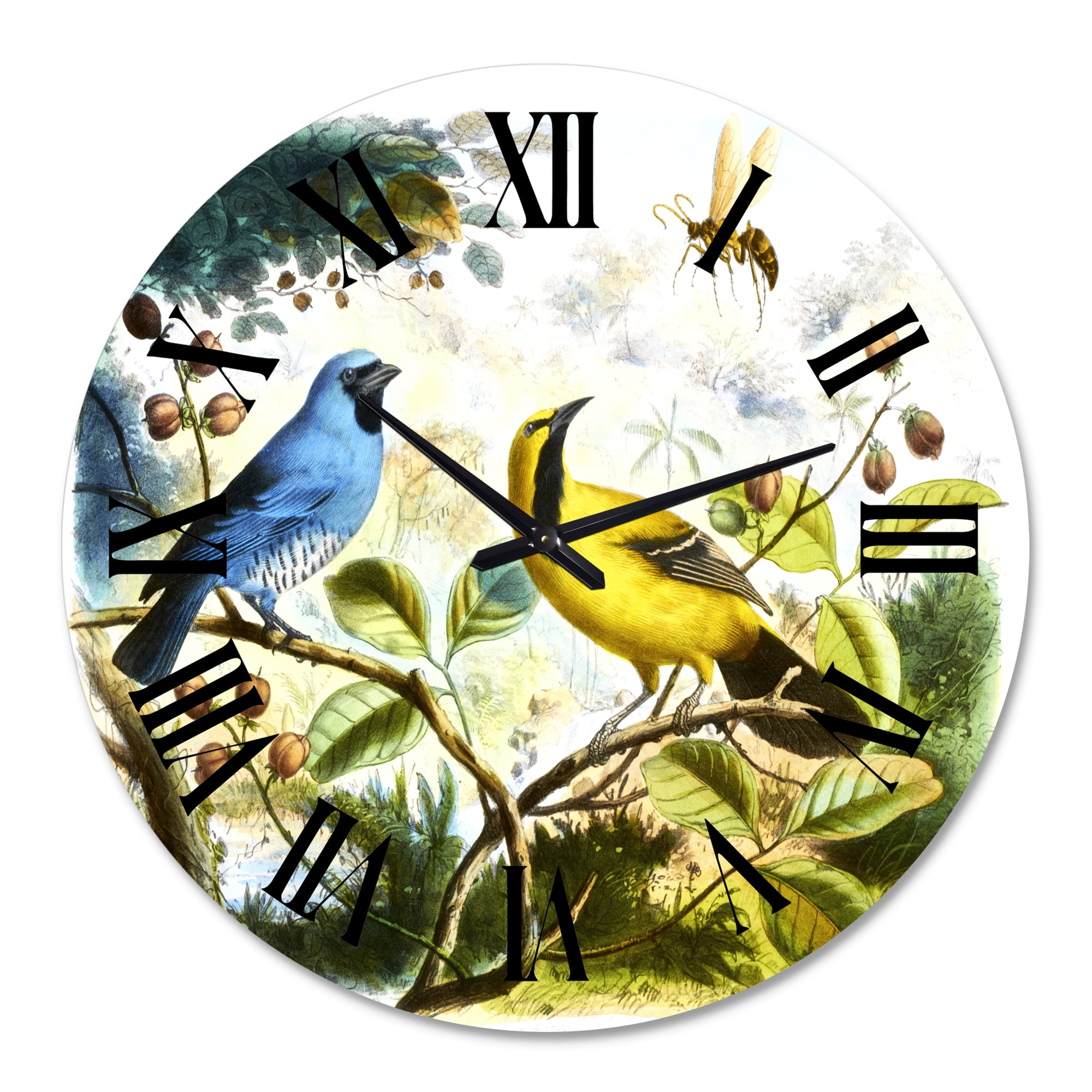 Designart 1 in Quartz Traditional Wall Clock