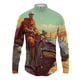 thumbnail image 3 of Camisa de solapa estilo Harajuku para hombre con estampado 3D, camisas casuales de moda para hombre y mujer, camisas de manga larga con botones, ropa de calle de gran tamaño unisex, 3 of 5