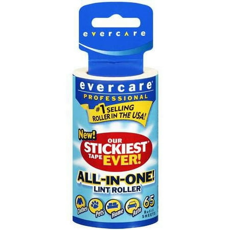Evercare: 65 Refill Sheets All-In-One! Lint Roller, 32.1 Ft