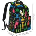 thumbnail image 2 of Pikmin Backpack Laptop Daypack Leisure Travel Backpack 15.7 inch Adjustable Shoulder Strap Hiking Knapsack, 2 of 7